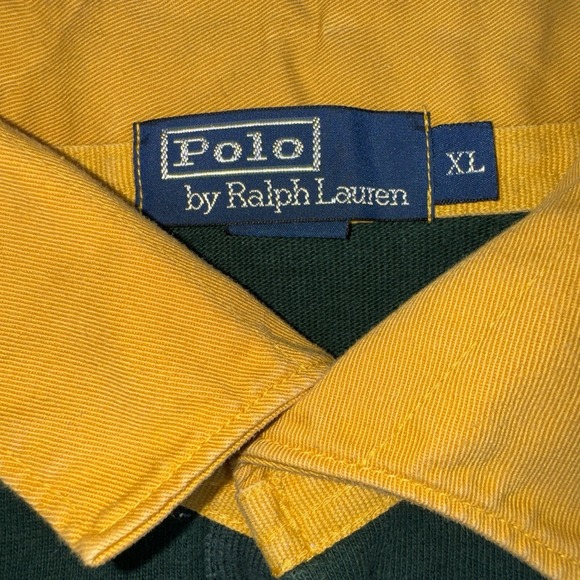 Vintage Polo Ralph Lauren Rugby Pullover Mens XL Crest Collar Long Sleeve Logo - Picture 3 of 9